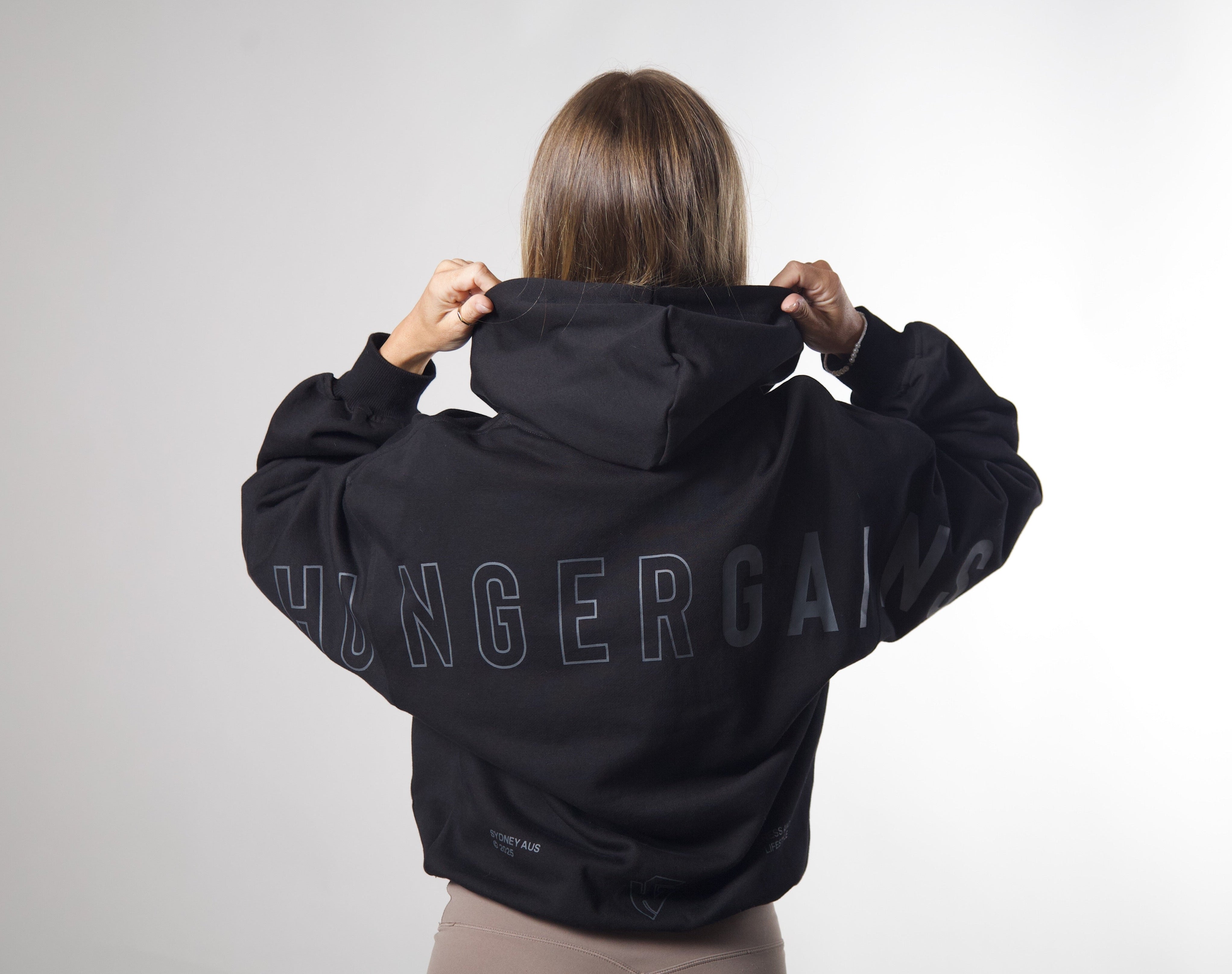 HG Flagship Curved Hoodie - Black