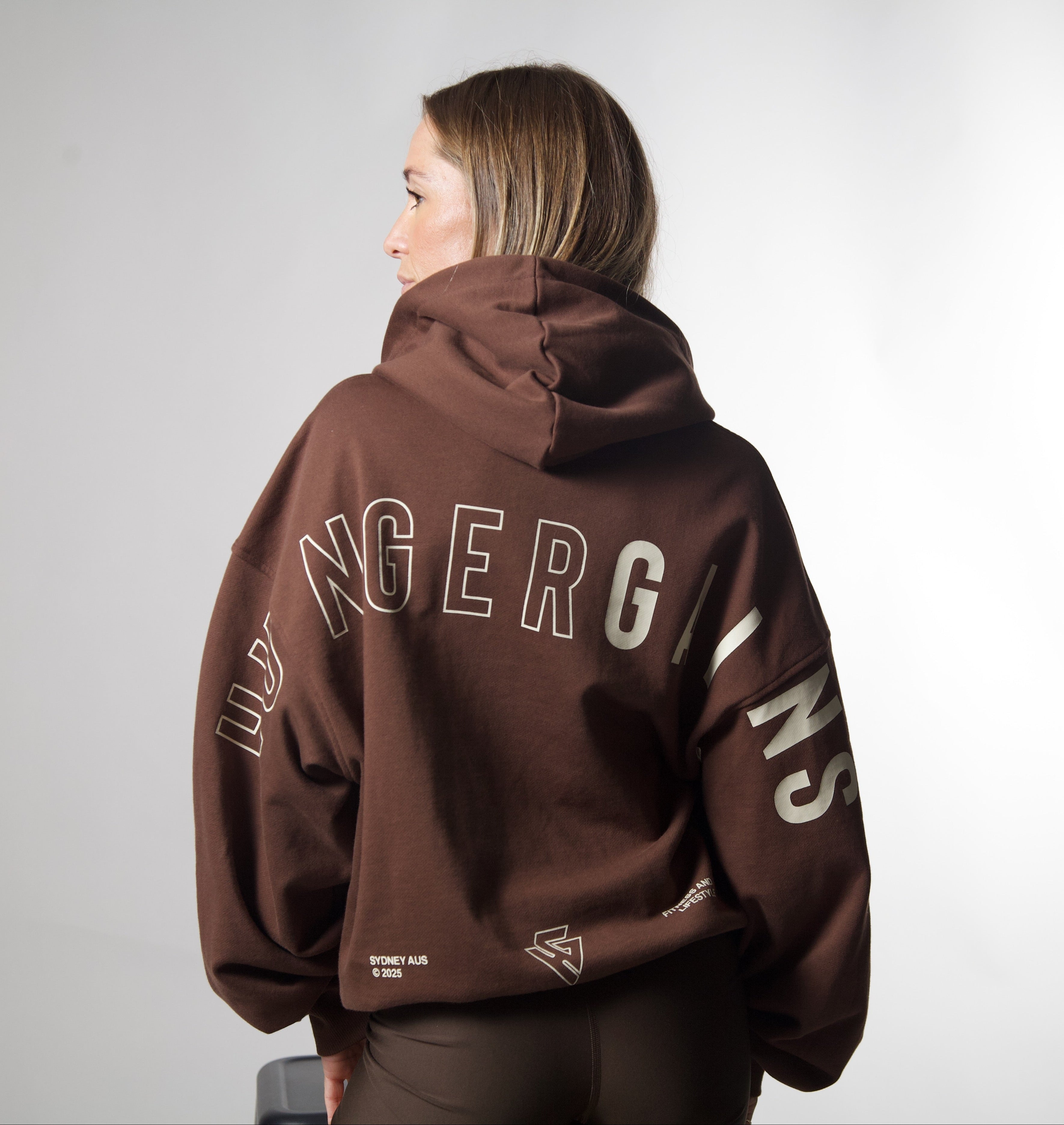 HG Flagship Curved Hoodie - Mocha